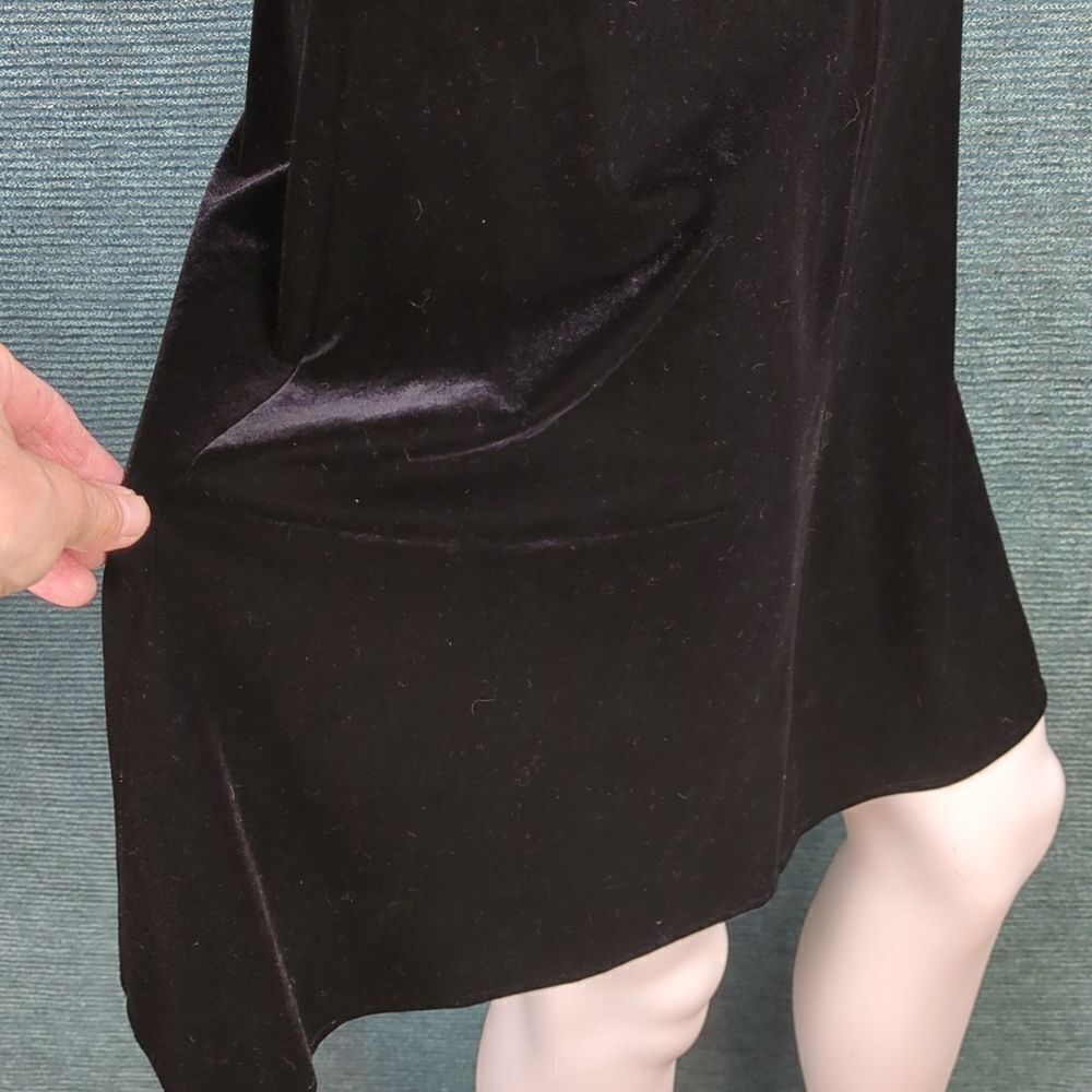Jessica Howard Black Velvet Dress - Picture 11 of 12